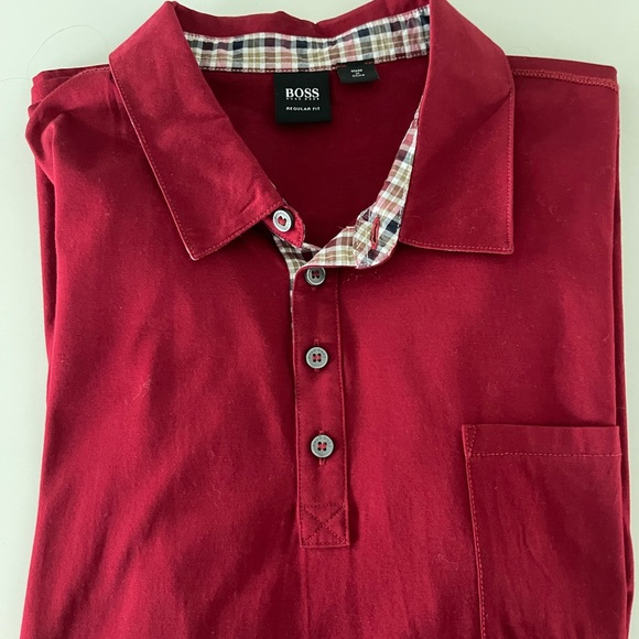 Men’s Red Hugo Boss Polo Shirt - XXL - Picture 1 of 4